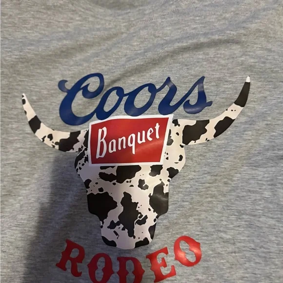 Coors banquet rodeo T-Shirt - Gray - Picture 2 of 4